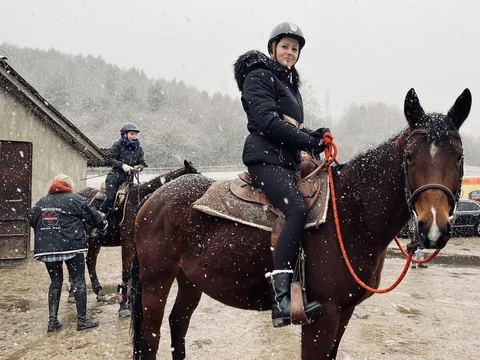 Jazdecké lekcie v zime